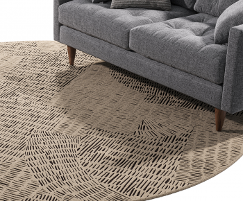 Modern Circular Carpet-ID:604913002