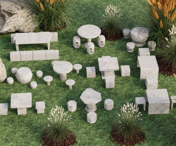 New Chinese Style Outdoor Tables And Chairs-ID:752938032