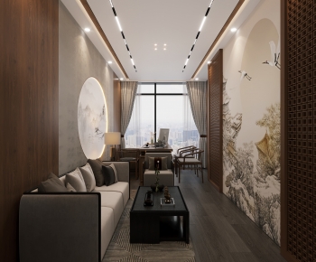 New Chinese Style Manager's Office-ID:647330059