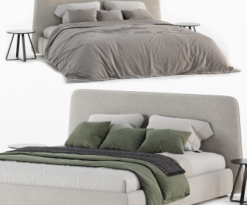 Modern Double Bed-ID:636616957
