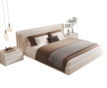 Modern Double Bed-ID:559278017