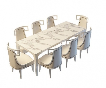 European Style Dining Table And Chairs-ID:374002936