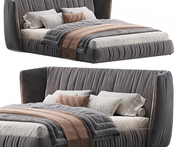 Modern Double Bed-ID:865101107