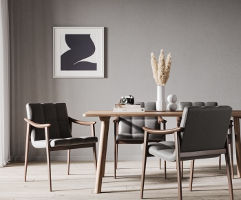 Modern Dining Table And Chairs-ID:766988045