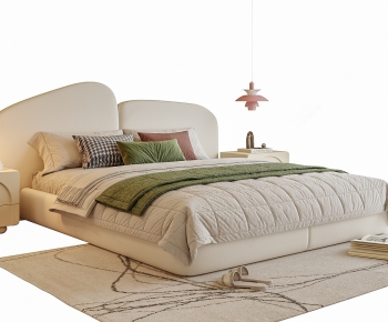 Modern Double Bed-ID:196713929