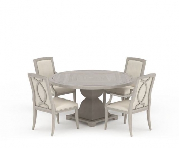 Simple European Style Dining Table And Chairs-ID:703722952