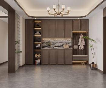 New Chinese Style Hallway-ID:623022082