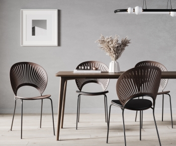 Modern Dining Table And Chairs-ID:887315996