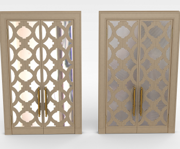 Simple European Style Double Door-ID:389614117