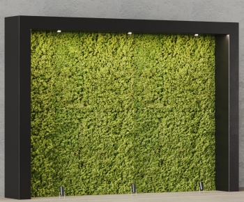 现代苔藓植物墙-ID:987974884