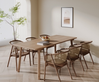 Modern Dining Table And Chairs-ID:642842058