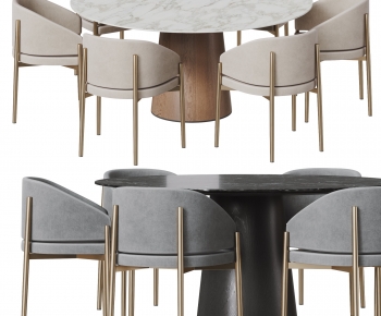 Modern Dining Table And Chairs-ID:163449058