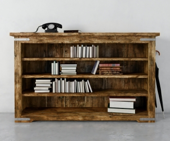 Wabi-sabi Style Bookcase-ID:255906112