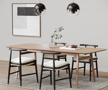 New Chinese Style Dining Table And Chairs-ID:127445942