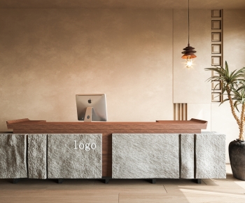 Modern Reception Desk-ID:698695904
