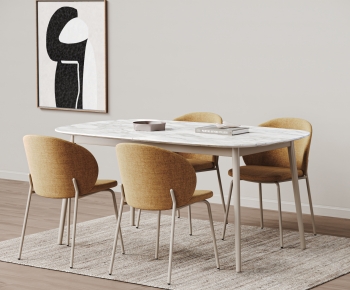Modern Dining Table And Chairs-ID:381656893