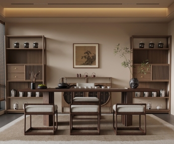 New Chinese Style Tea Tables And Chairs-ID:426979153