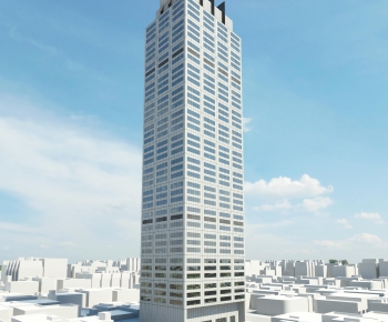 Modern Appearance Of Commercial Building-ID:741817003