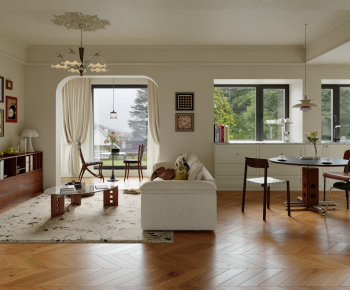 French Style A Living Room-ID:389925007