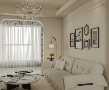 French Style A Living Room-ID:807980069