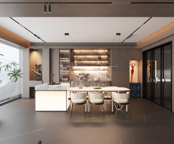 Modern Dining Room-ID:706688884