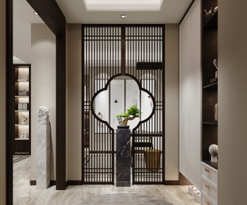 New Chinese Style Hallway-ID:618915086