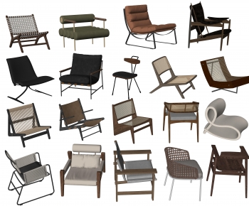 Wabi-sabi Style Lounge Chair-ID:671691894