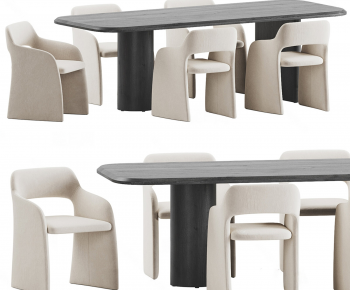 Modern Dining Table And Chairs-ID:104950901