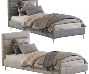 Modern Single Bed-ID:534423119