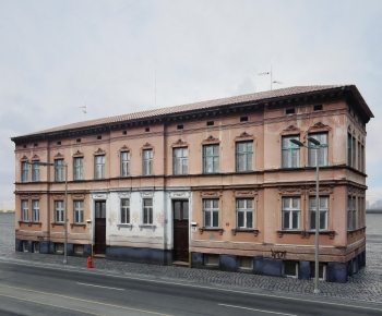 European Style Appearance Of Commercial Building-ID:289393909