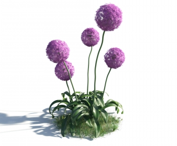 Modern Flowers And Grass-ID:276005983