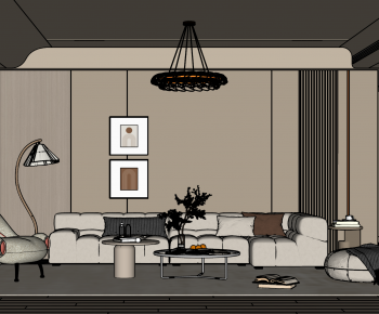 Modern A Living Room-ID:751724008