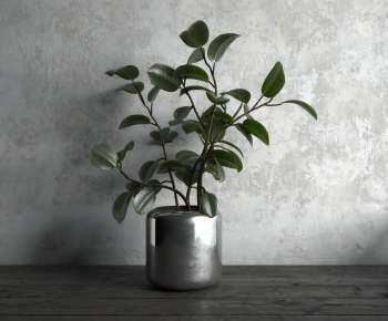 Modern Potted Green Plant-ID:850852975