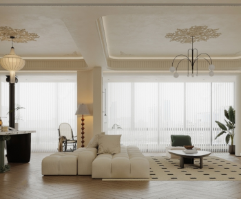 French Style A Living Room-ID:327944044