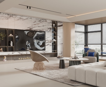Modern A Living Room-ID:692934043