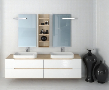 Modern Bathroom Cabinet-ID:550786973