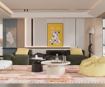 Modern A Living Room-ID:334602129