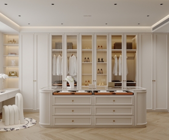 French Style Clothes Storage Area-ID:418545967