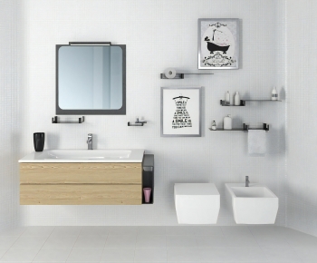Modern Bathroom Cabinet-ID:807883982