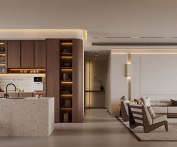 Modern A Living Room-ID:743391992