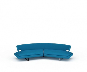 Mediterranean Style Curved Sofa-ID:709173924