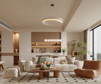 Modern A Living Room-ID:372208127