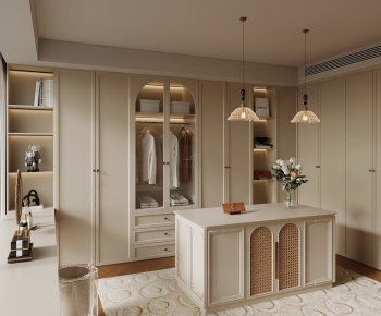French Style Clothes Storage Area-ID:324032079