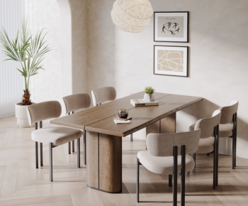 Modern Dining Table And Chairs-ID:487289459