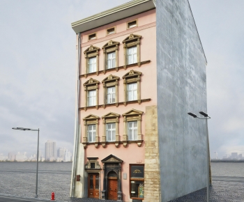 European Style Appearance Of Commercial Building-ID:606110134