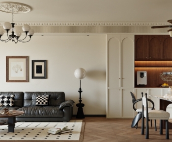 French Style A Living Room-ID:509166001