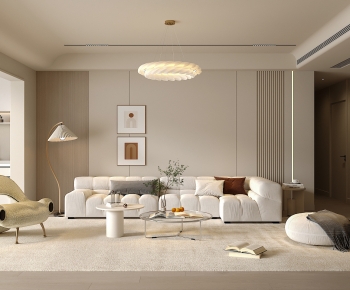 Modern A Living Room-ID:445866113