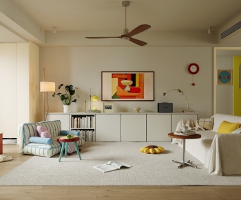 Modern A Living Room-ID:846762904