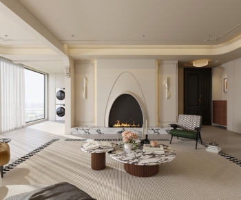 French Style A Living Room-ID:109502088