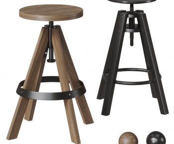 Industrial Style Bar Stool-ID:103440377
